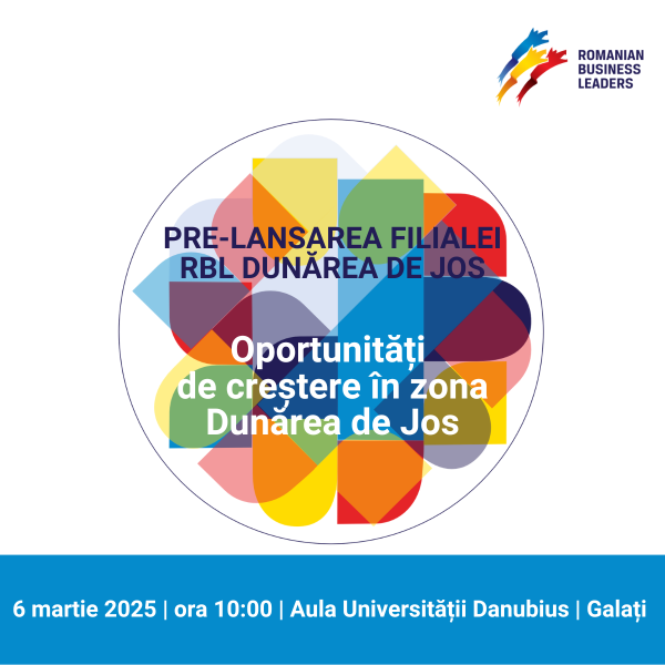 RBL Dunărea de Jos: Bilet de acces la evenimentul de Prelansare de filială 6 martie 2025